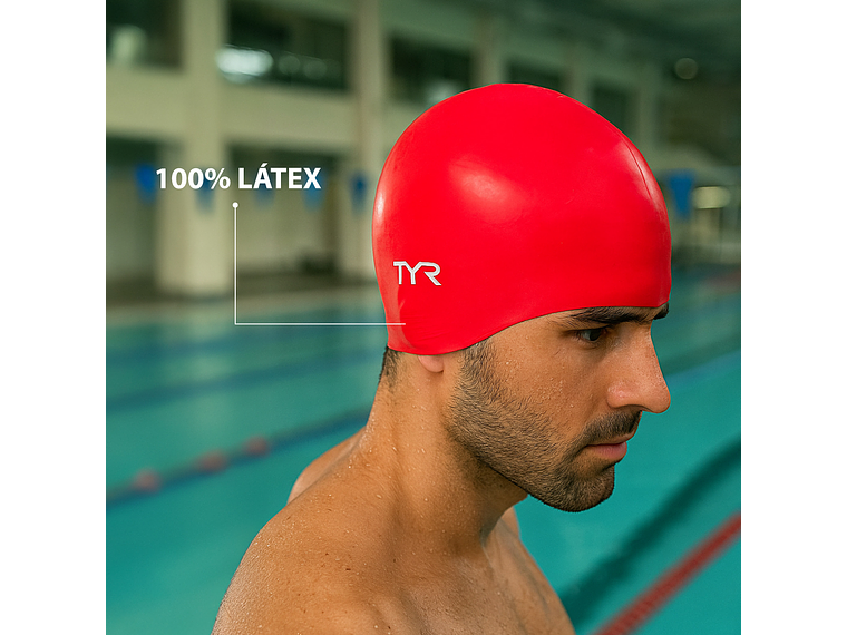 Gorra de Natación TYR Latex 3