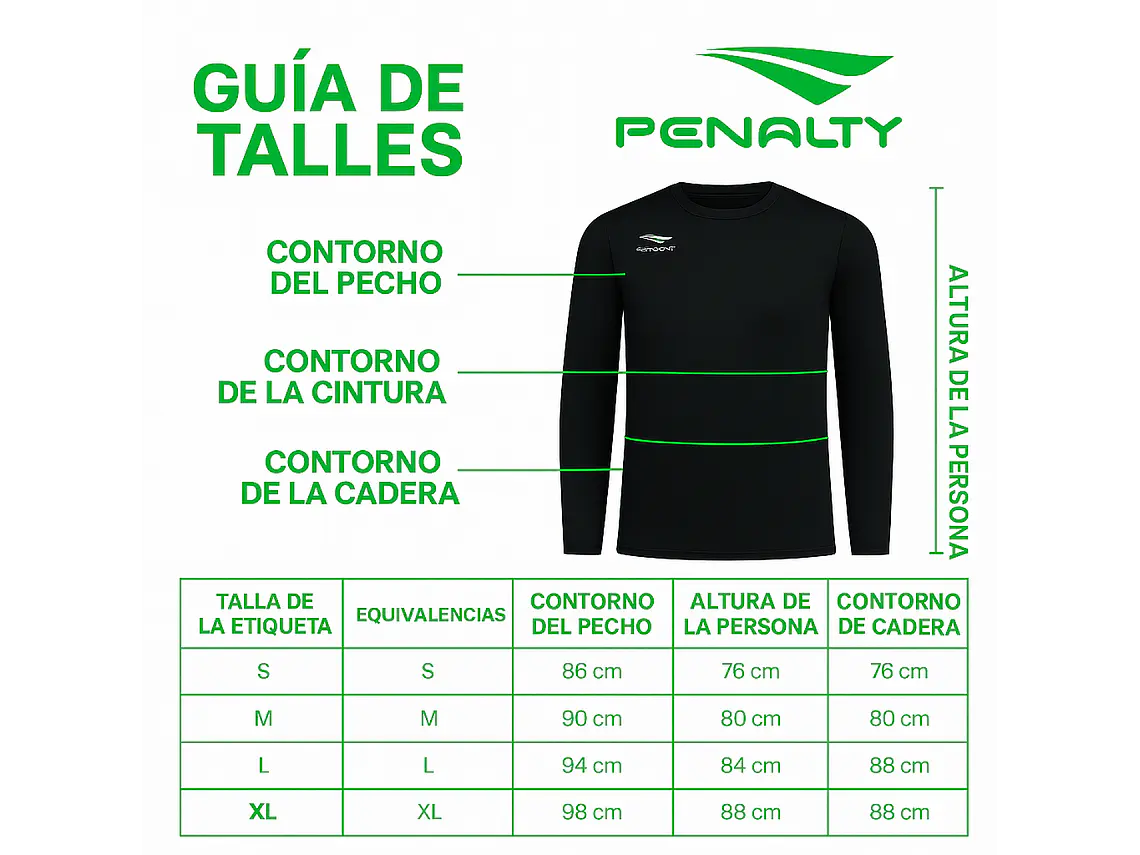 Primera Capa Skin Térmica Penalty ML 075 Negro 6