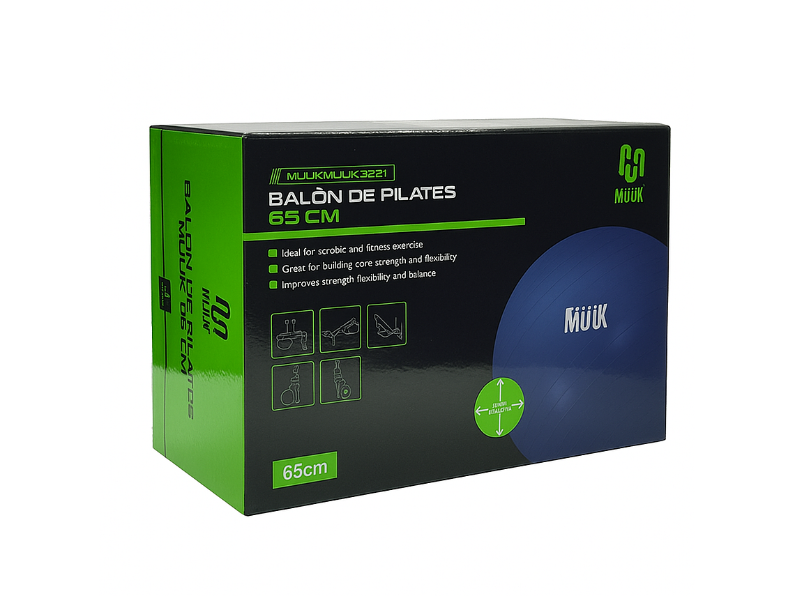 Balon De Pilates Muuk 65cm 8