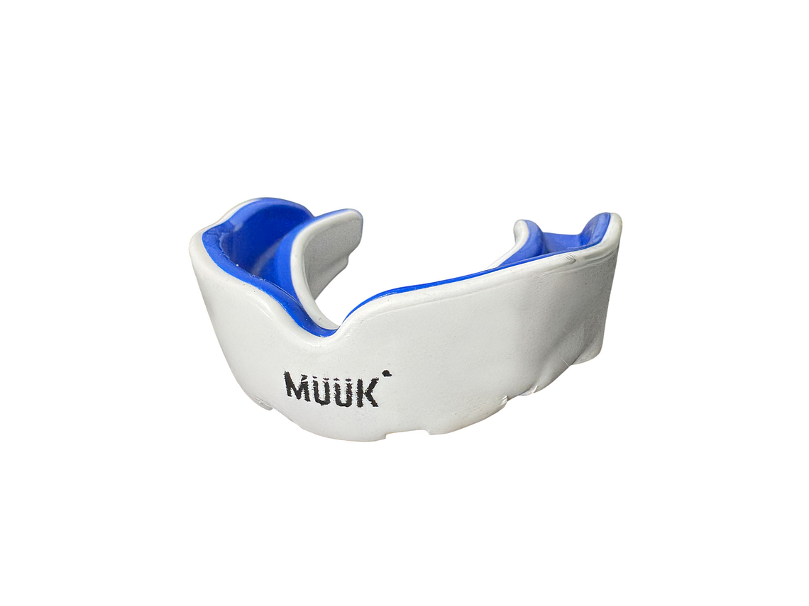 Protector Bucal De Silicona Muuk Simple Adulto Blanco 1