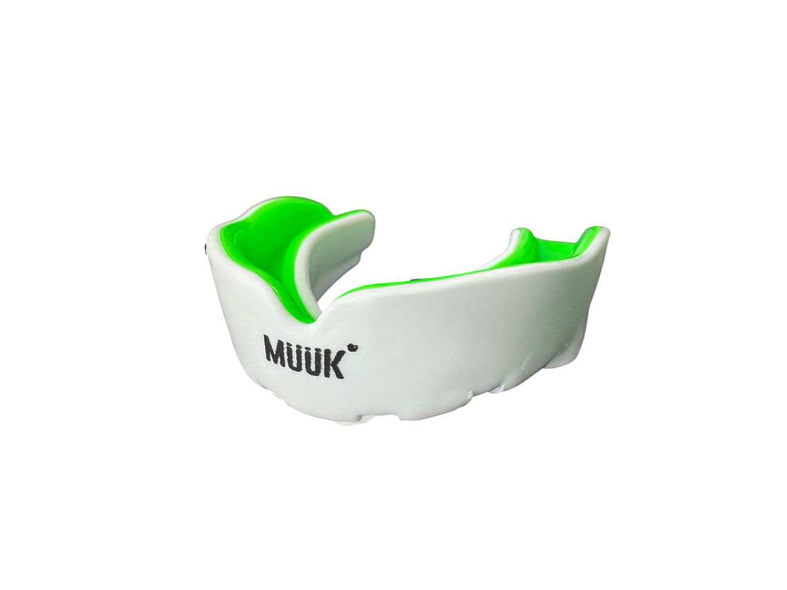 Protector Bucal De Silicona Muuk Simple Adulto Blanco 3