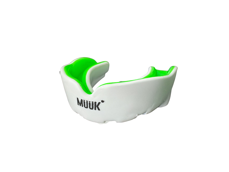 Protector Bucal De Silicona Muuk Simple Adulto Blanco 3