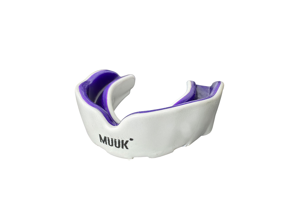 Protector Bucal De Silicona Muuk Simple Adulto Blanco 5