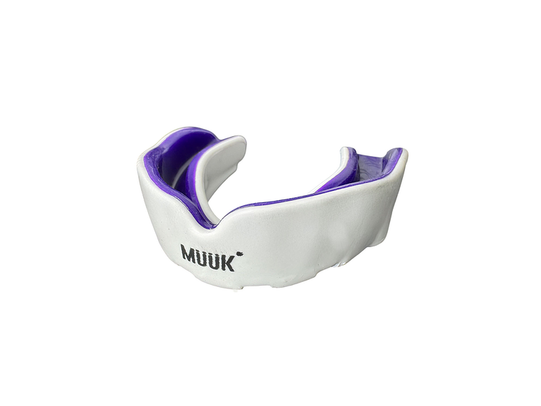 Protector Bucal De Silicona Muuk Simple Adulto Blanco 5