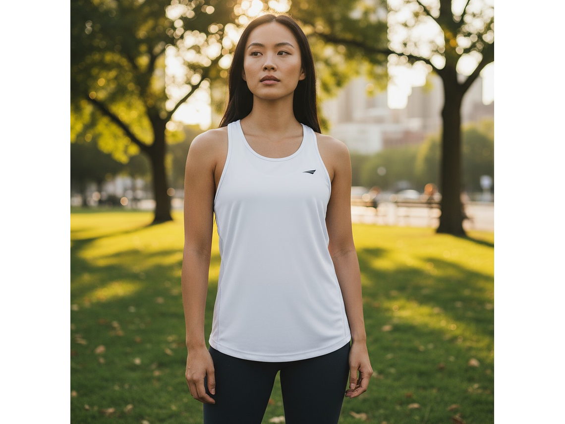 Polera Sin Manga Penalty 284 Femenina Blanco 3
