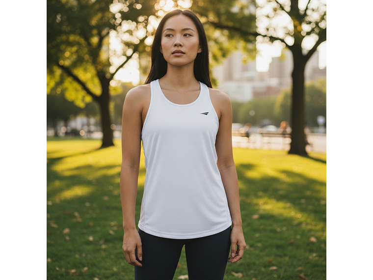 Polera Sin Manga Penalty 284 Femenina Blanco 3