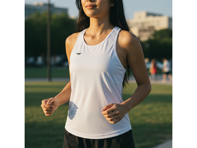Polera Sin Manga Penalty 284 Femenina Blanco 4