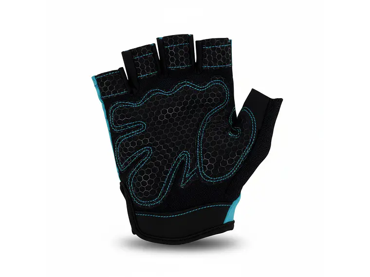 Guante de Pesas Muuk Fit Grip Celeste 4