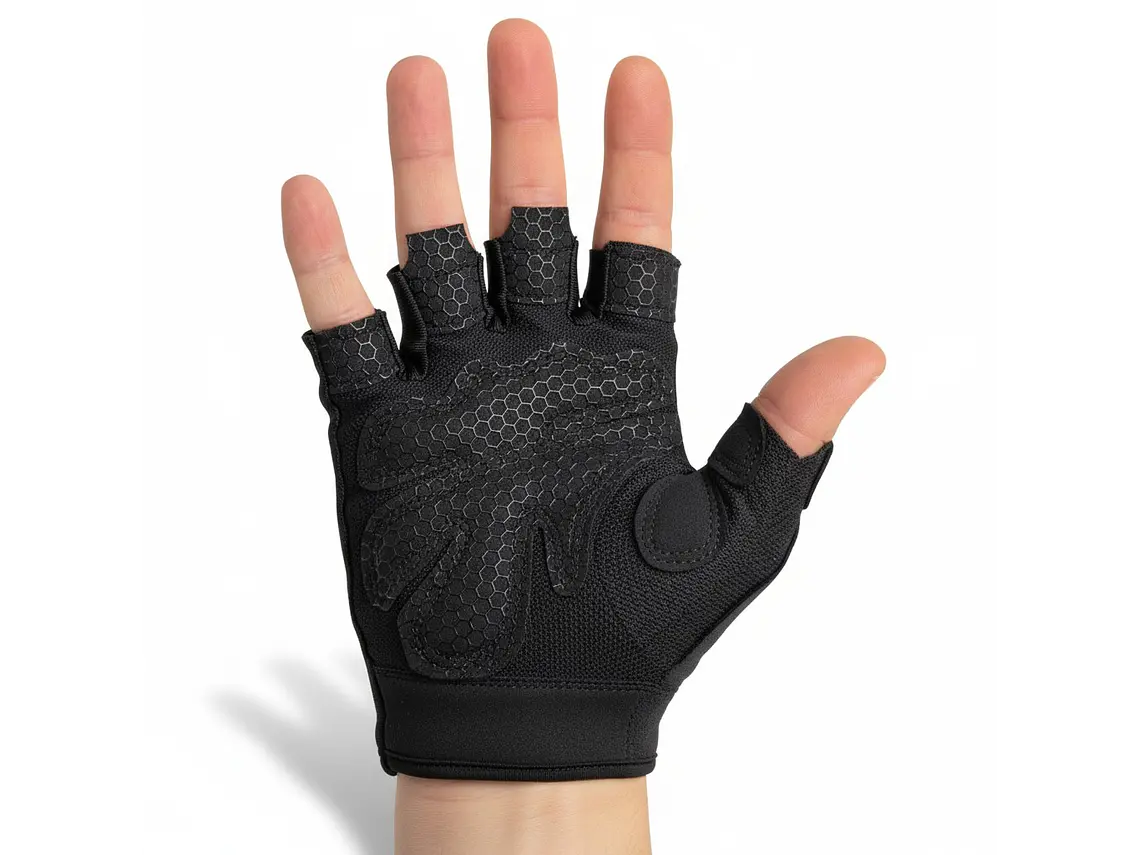 Guante de Pesas Muuk Fit Grip Negro 3