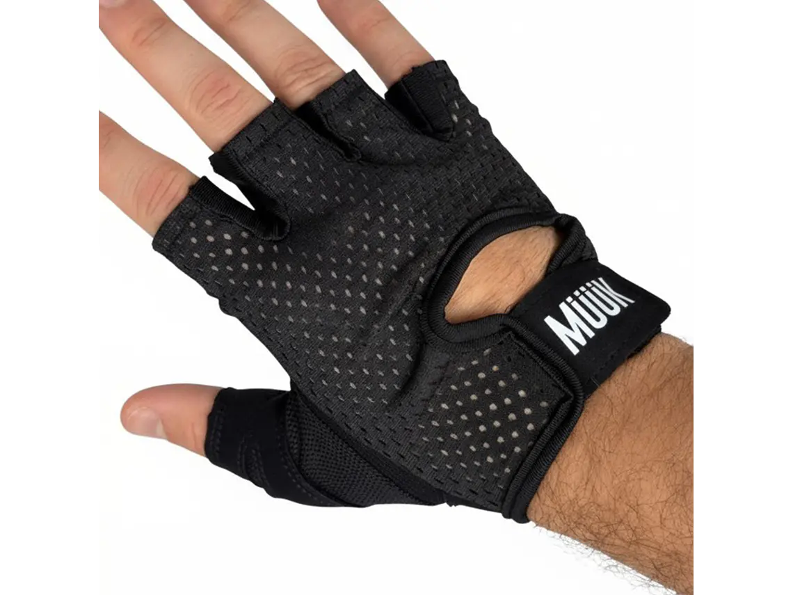 Guante de Pesas Muuk Fit Grip Negro 5