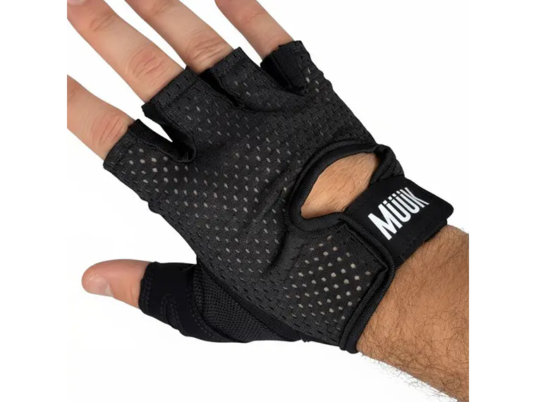 Guante de Pesas Muuk Fit Grip Negro 5
