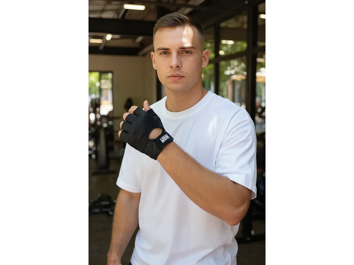 Guante de Pesas Muuk Fit Grip Negro 6