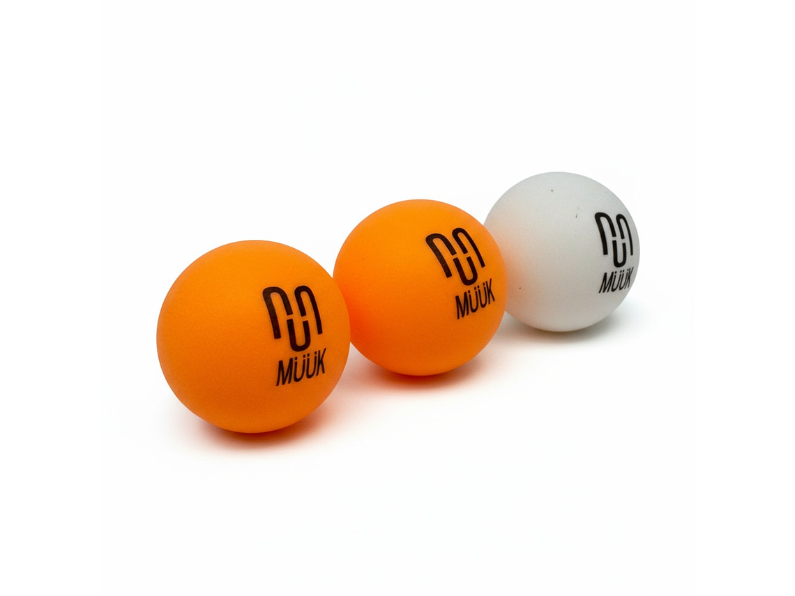 Set de Ping Pong Paletas + Pelotas Muuk First Shot 4