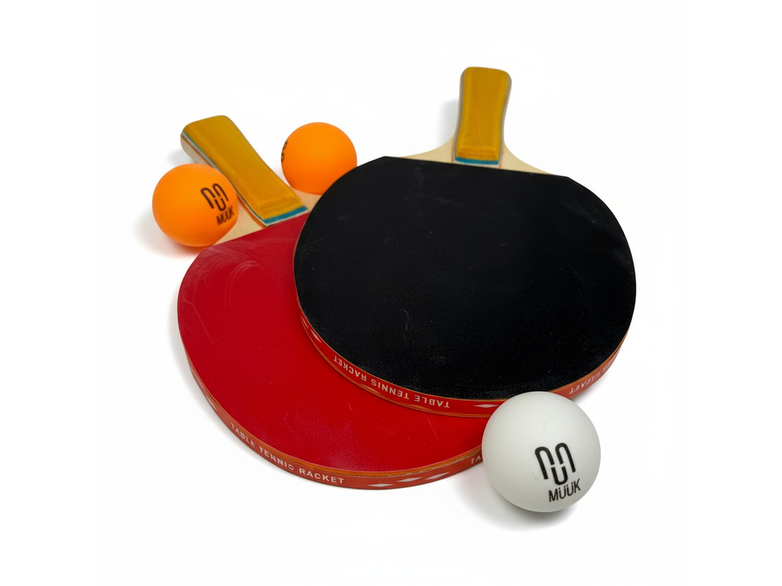 Set de Ping Pong Paletas + Pelotas + Red Muuk 5
