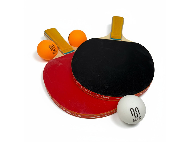 Set de Ping Pong Paletas + Pelotas + Red Muuk 5