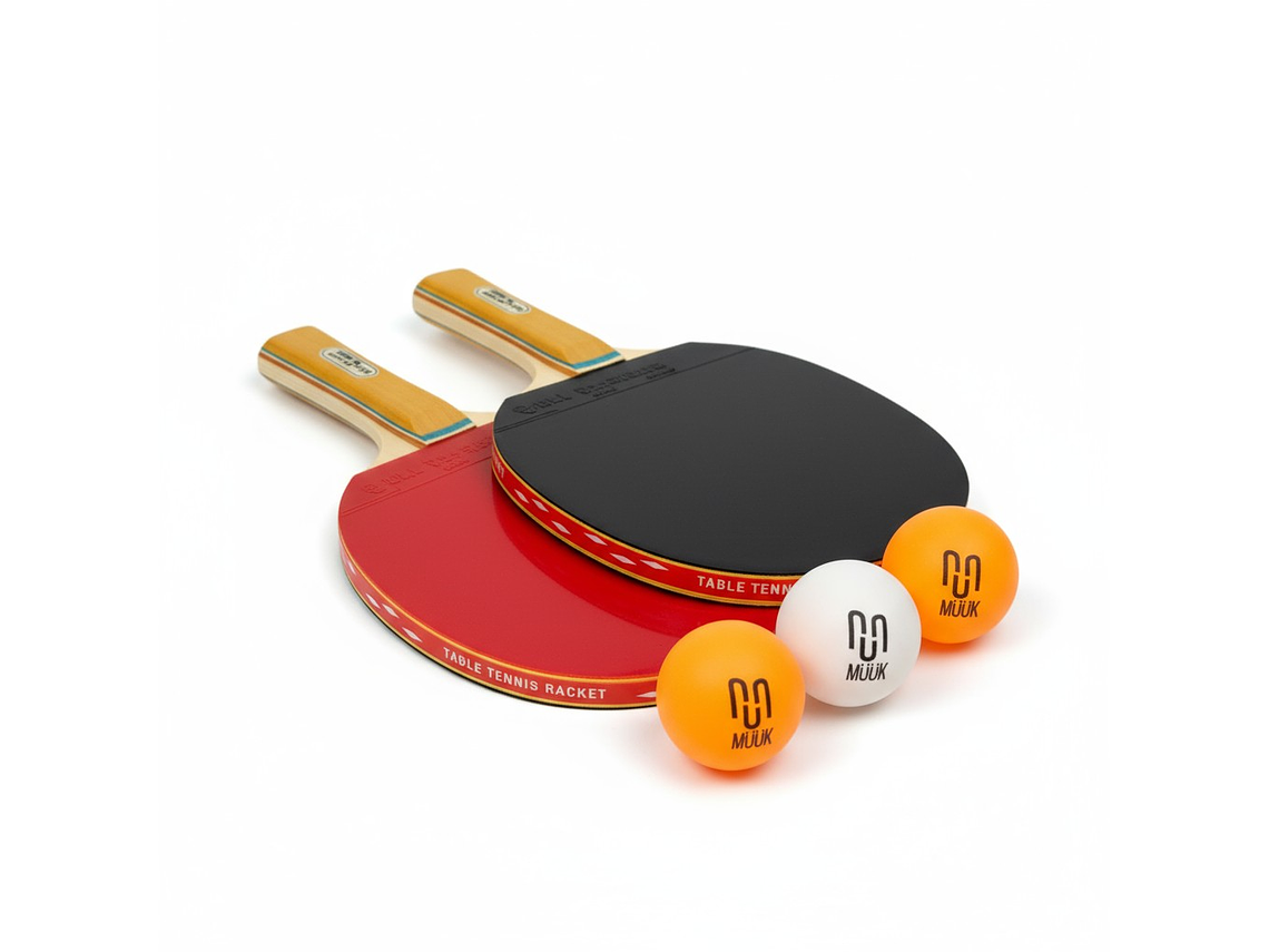 Set de Ping Pong Paletas + Pelotas + Red Muuk 2