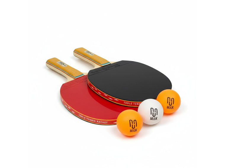 Set de Ping Pong Paletas + Pelotas + Red Muuk 2