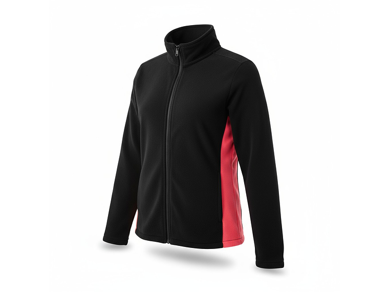 Chaqueta Penalty Fleece Negro/Rosa 1