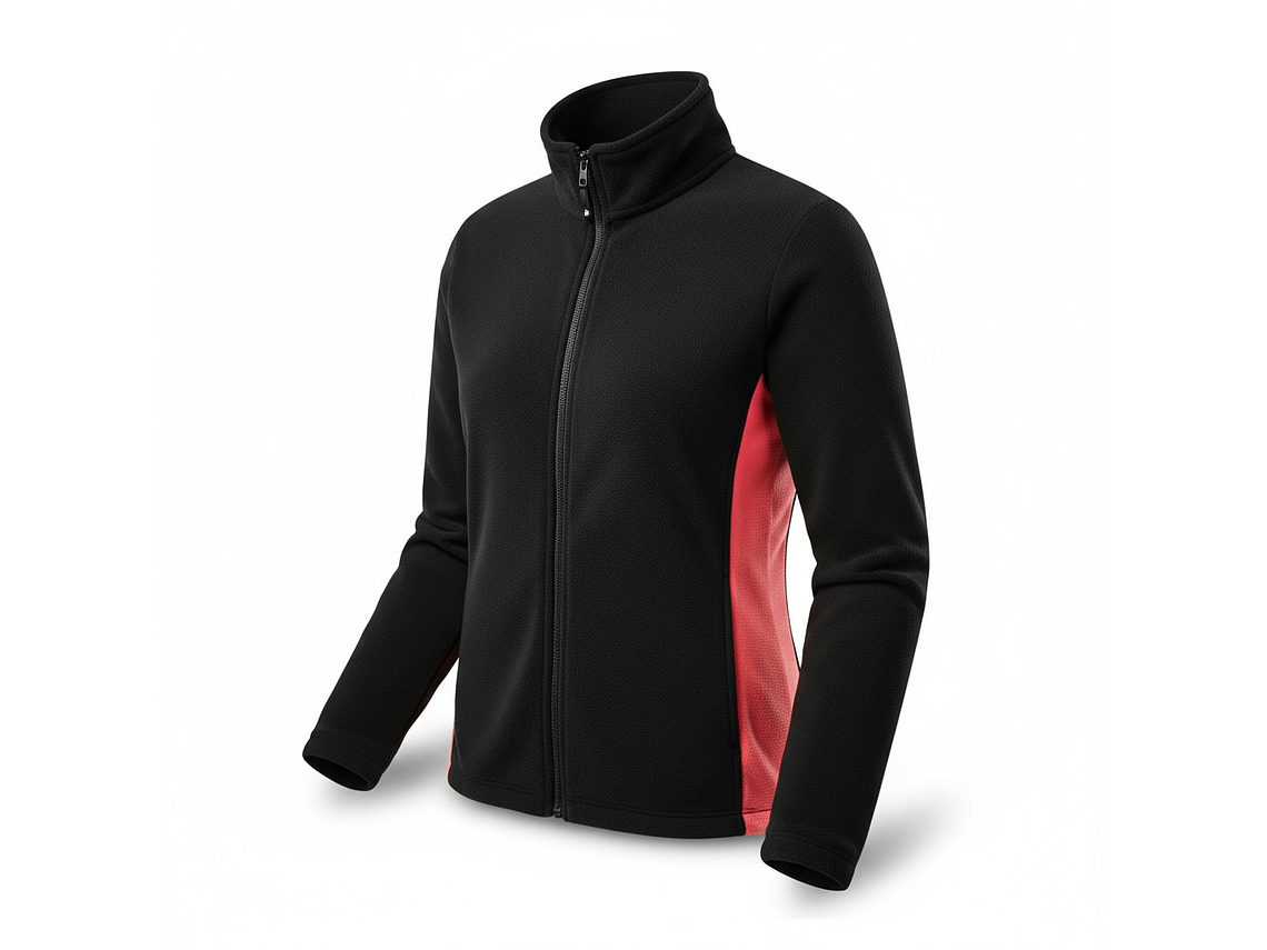 Chaqueta Penalty Fleece Negro/Rosa 4