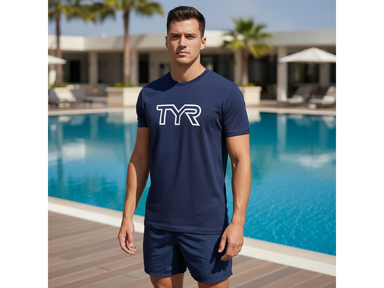 Polera TYR Ultrasoft Navy 6