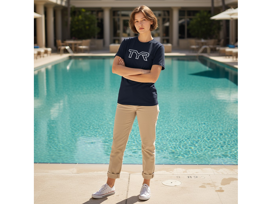 Polera TYR Ultrasoft Navy 5