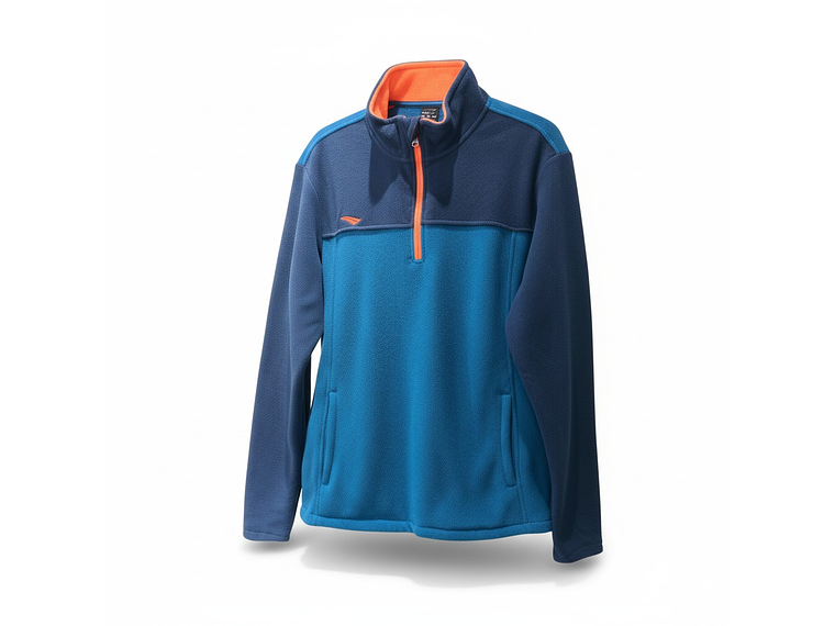 Chaqueta Penalty Fleece Azul Marino/Verde 1