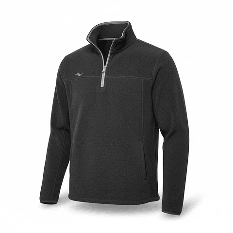 Chaqueta Penalty Fleece Negro/Gris