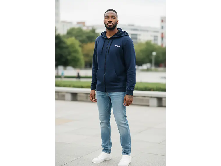 Poleron con Gorro Penalty Duo Confort 129 Azul  5