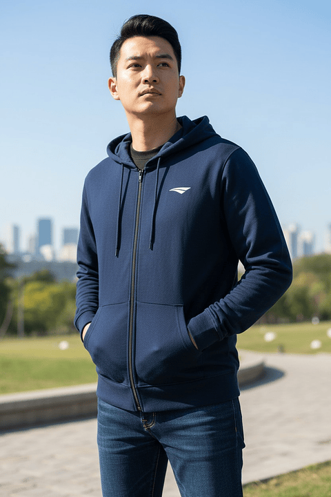 Poleron con Gorro Penalty Duo Confort 129 Azul 