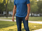 Polera Penalty Block Masculina Azul - Miniatura 6