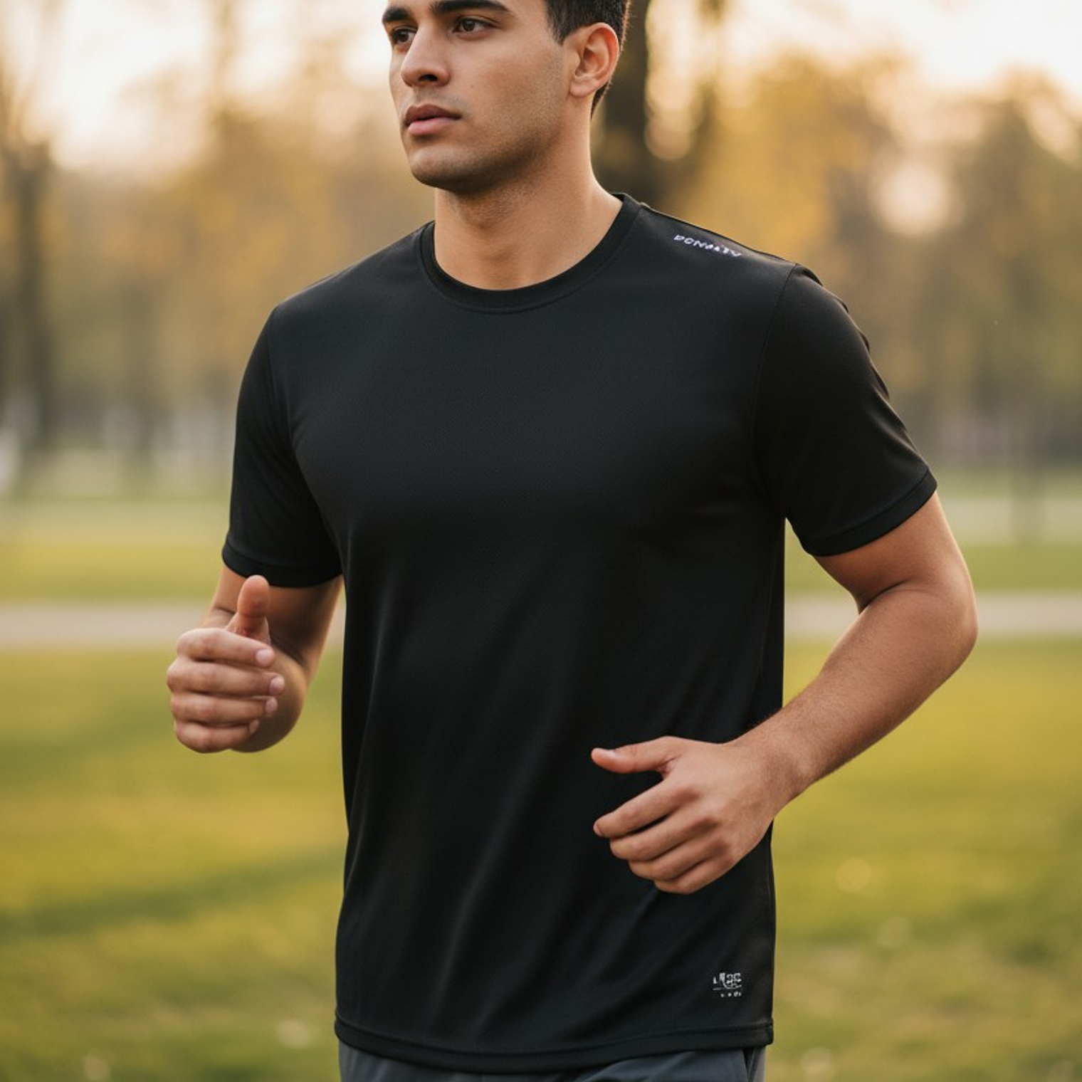 Polera Penalty Block Masculina Negro 5