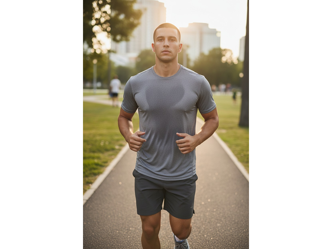 Polera Penalty Block Masculina Plomo 5