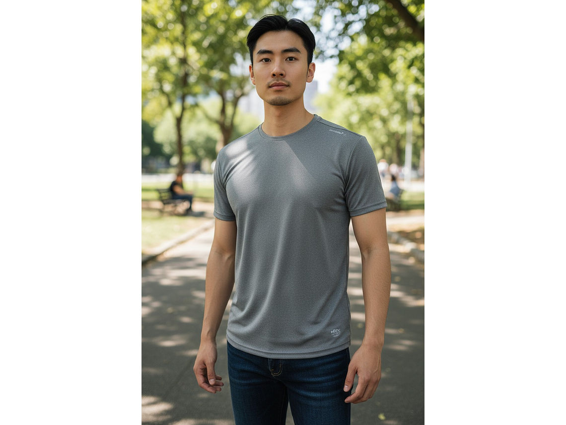 Polera Penalty Block Masculina Plomo 2