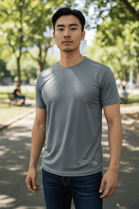 Polera Penalty Block Masculina Plomo