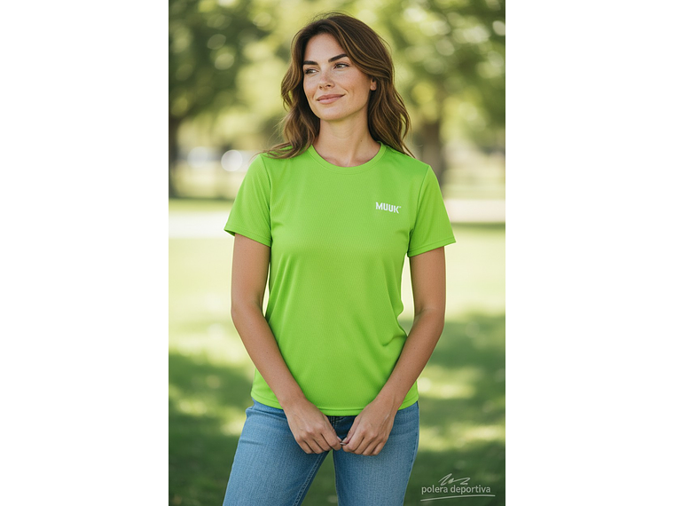Polera Multisport Muuk Verde 3
