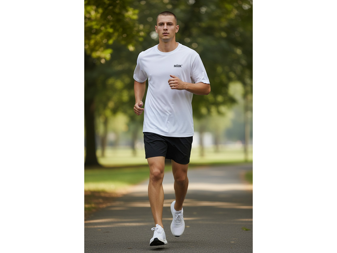 Polera Muuk 100% Algodón Blanca 2