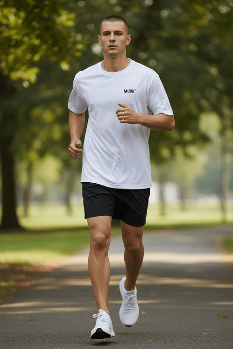 Polera Muuk 100% Algodón Blanca