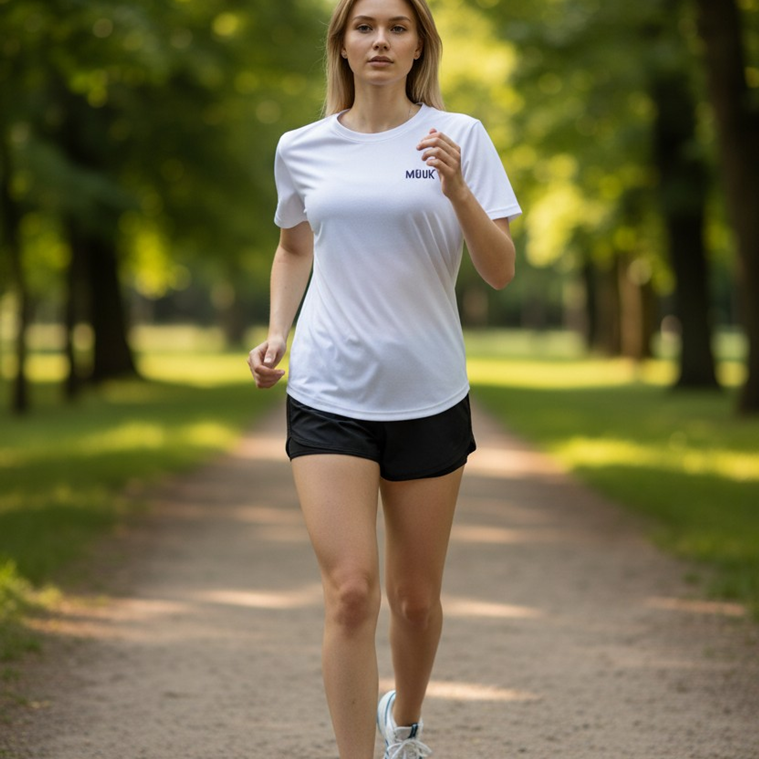 Polera Muuk 100% Algodón Blanca 6