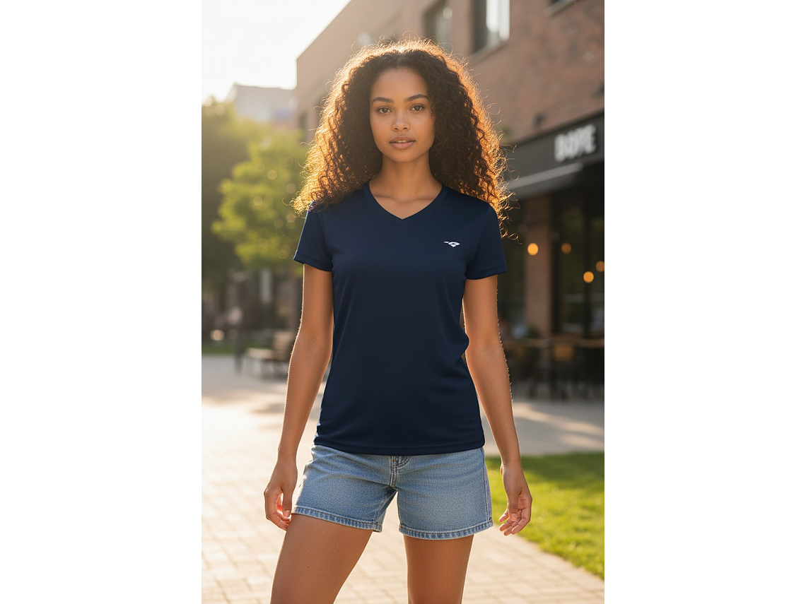 Polera Penalty 645 Femenina Azul Oscuro 4