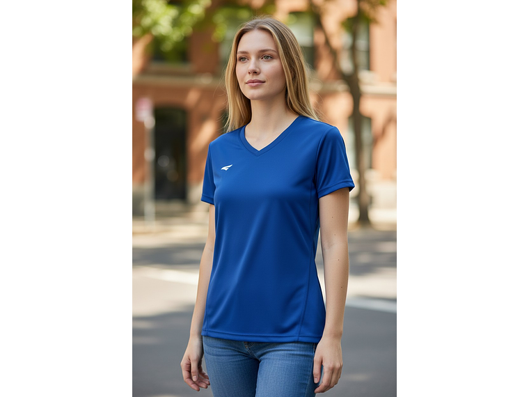 Polera Penalty 645 Femenina Azul Rey 2