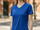 Polera Penalty 645 Femenina Azul Rey - Miniatura 2
