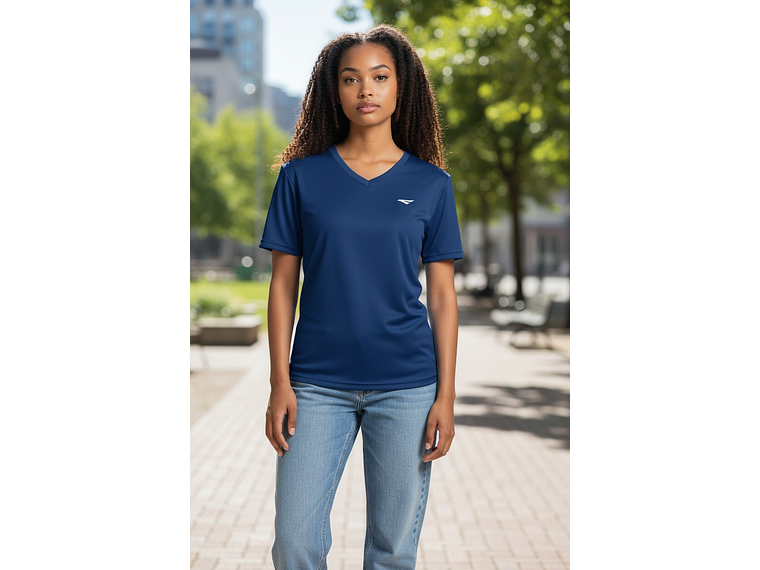 Polera Penalty 645 Femenina Azul Rey 5