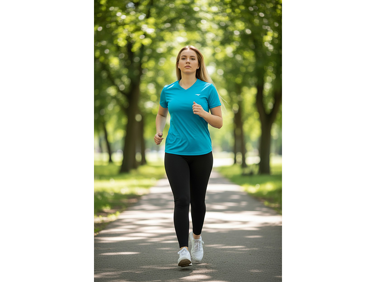 Polera Penalty 645 Femenina Celeste 2