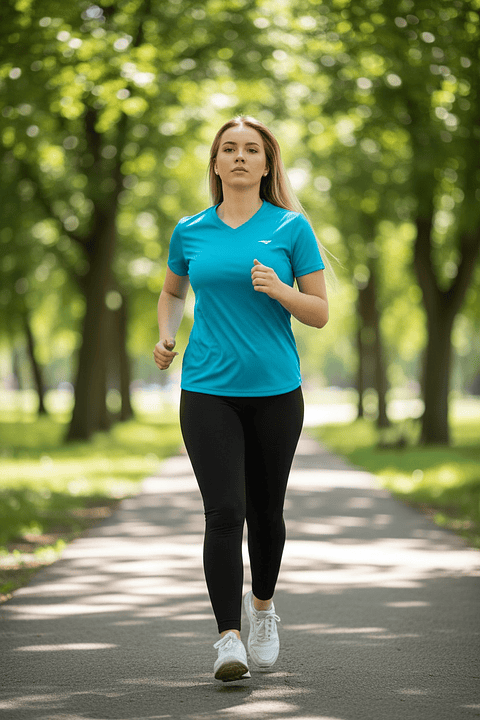 Polera Penalty 645 Femenina Celeste