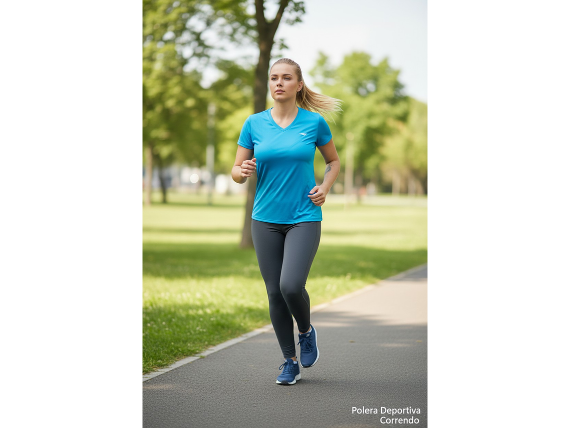 Polera Penalty 645 Femenina Celeste 3