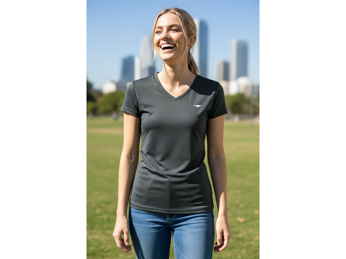 Polera Penalty 645 Femenina Gris 4