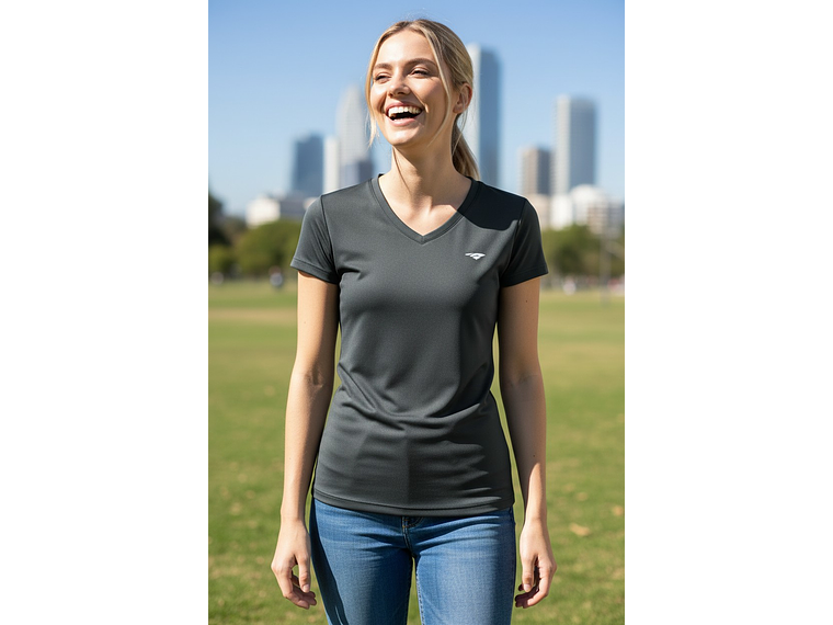 Polera Penalty 645 Femenina Gris 4