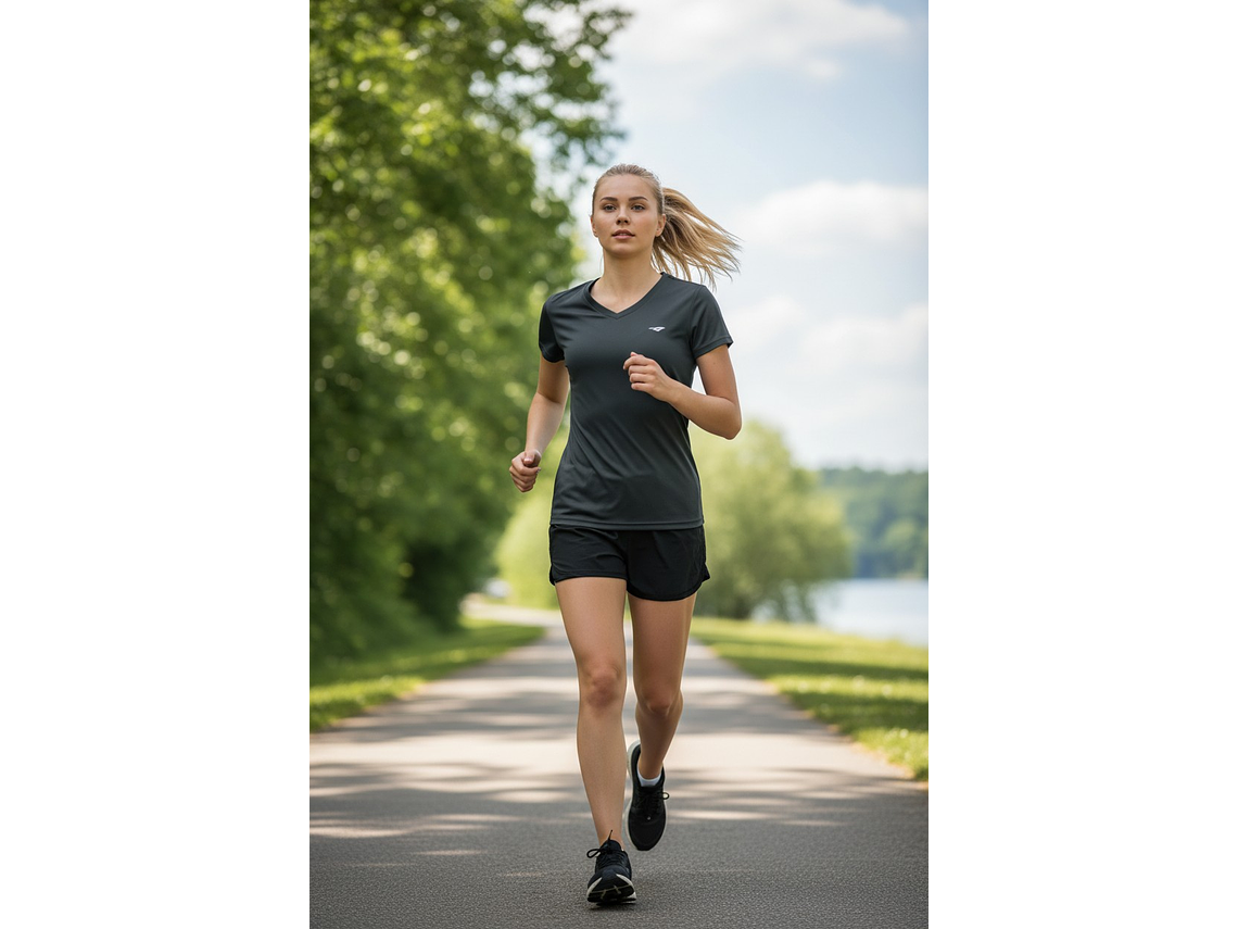 Polera Penalty 645 Femenina Gris 8