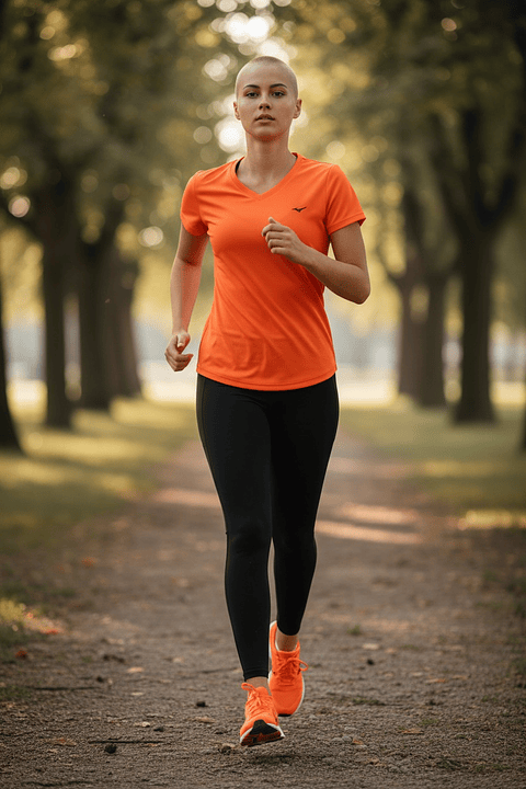 Polera Penalty 645 Femenina Naranjo
