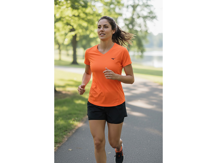 Polera Penalty 645 Femenina Naranjo 3